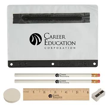 School Kit Deluxe PVC with Printed Supplies - 9.25 x 6.25 in - product view 4