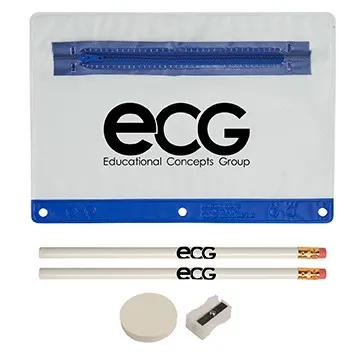 School Kit Super Value PVC with Printed Supplies - 9.25 x 6.25 in - product view 3