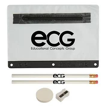 School Kit Super Value PVC with Printed Supplies - 9.25 x 6.25 in - product view 4
