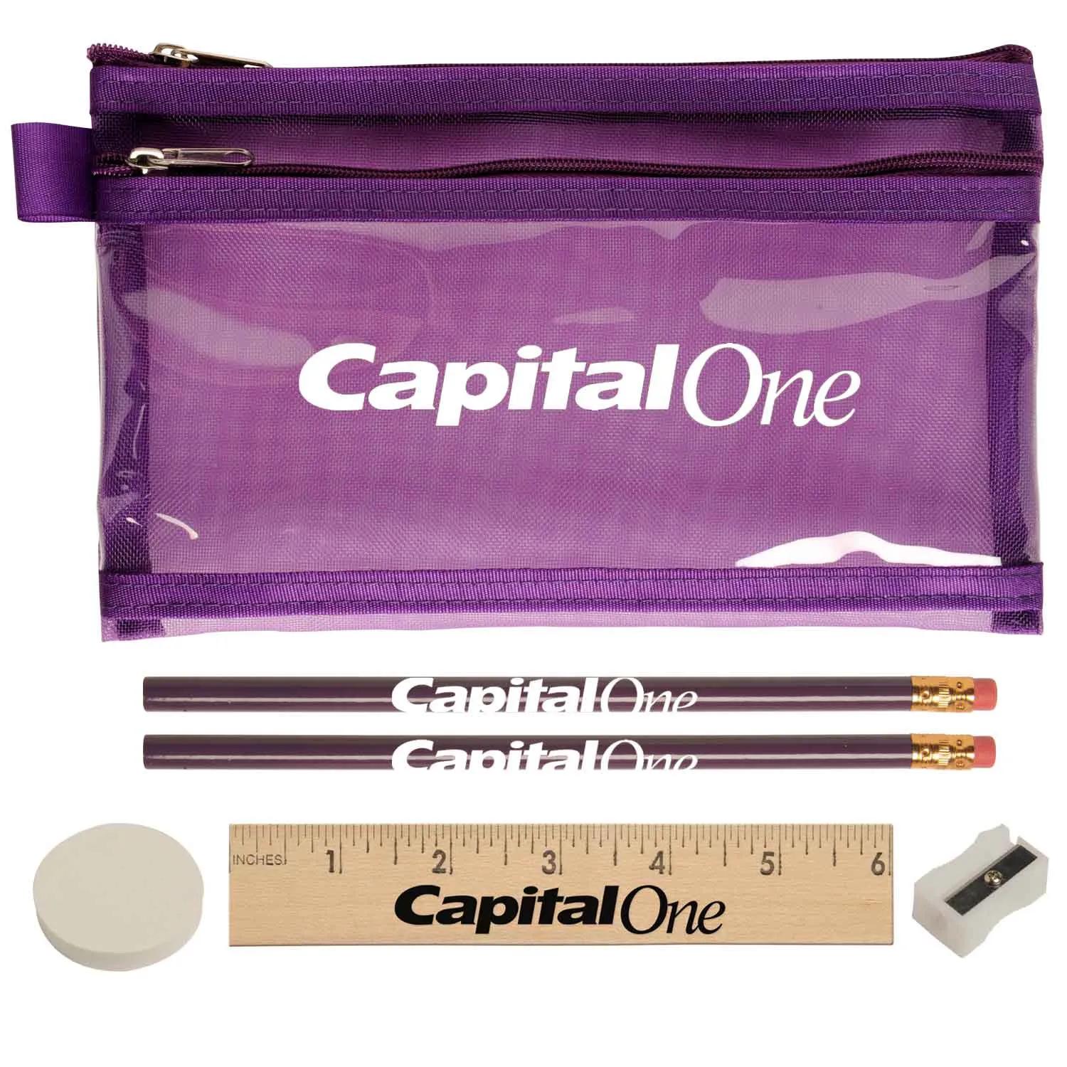 School Kit Honor Roll PVC with Printed Supplies - 8.25 x 4.9 in - product view 11