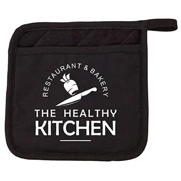 Pot Holder Silicone RPET Diamond Pattern - 6 7/8 x 6 7/8 in