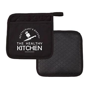 Pot Holder Silicone RPET Diamond Pattern - 6 7/8 x 6 7/8 in - product view 2