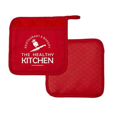 Pot Holder Silicone RPET Diamond Pattern - 6 7/8 x 6 7/8 in - product view 6