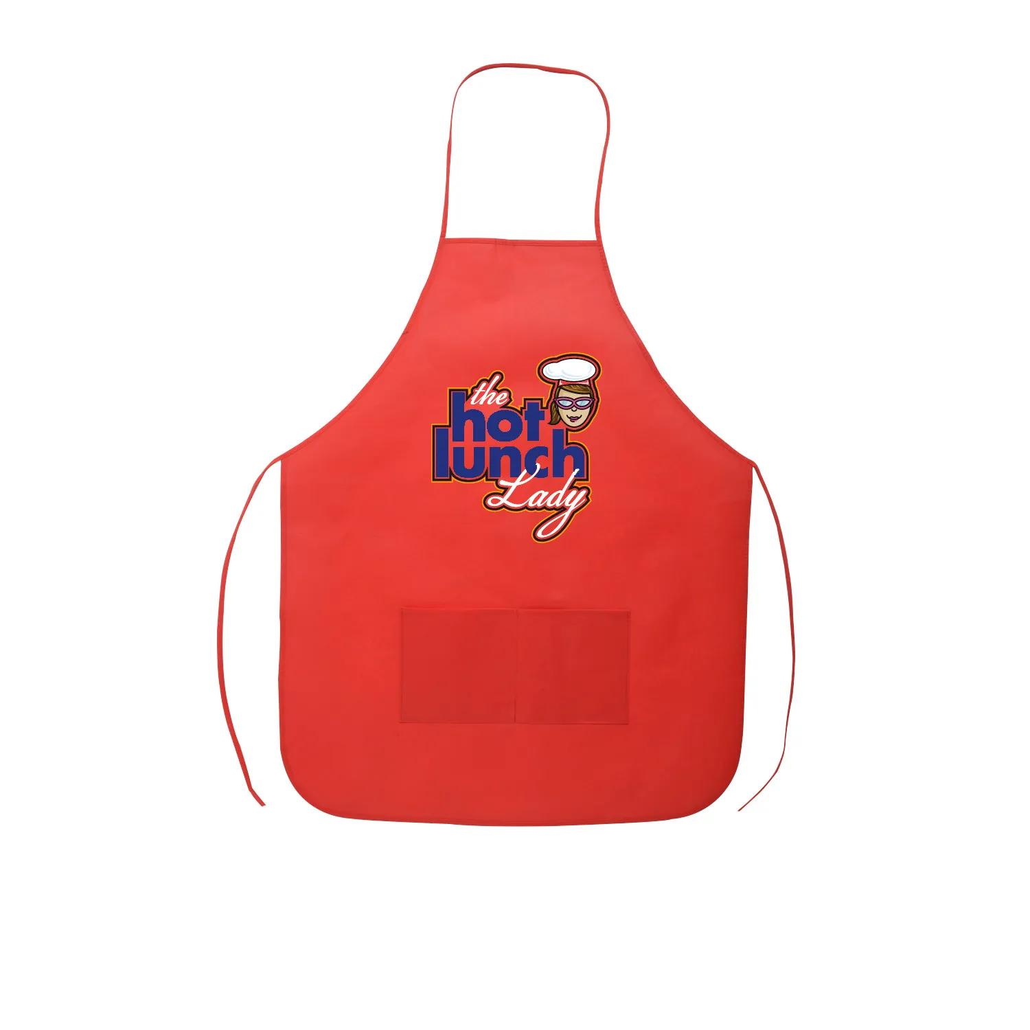 Apron RPET Non-Woven Sublimated Panel - 30 x 24 in - product view 3