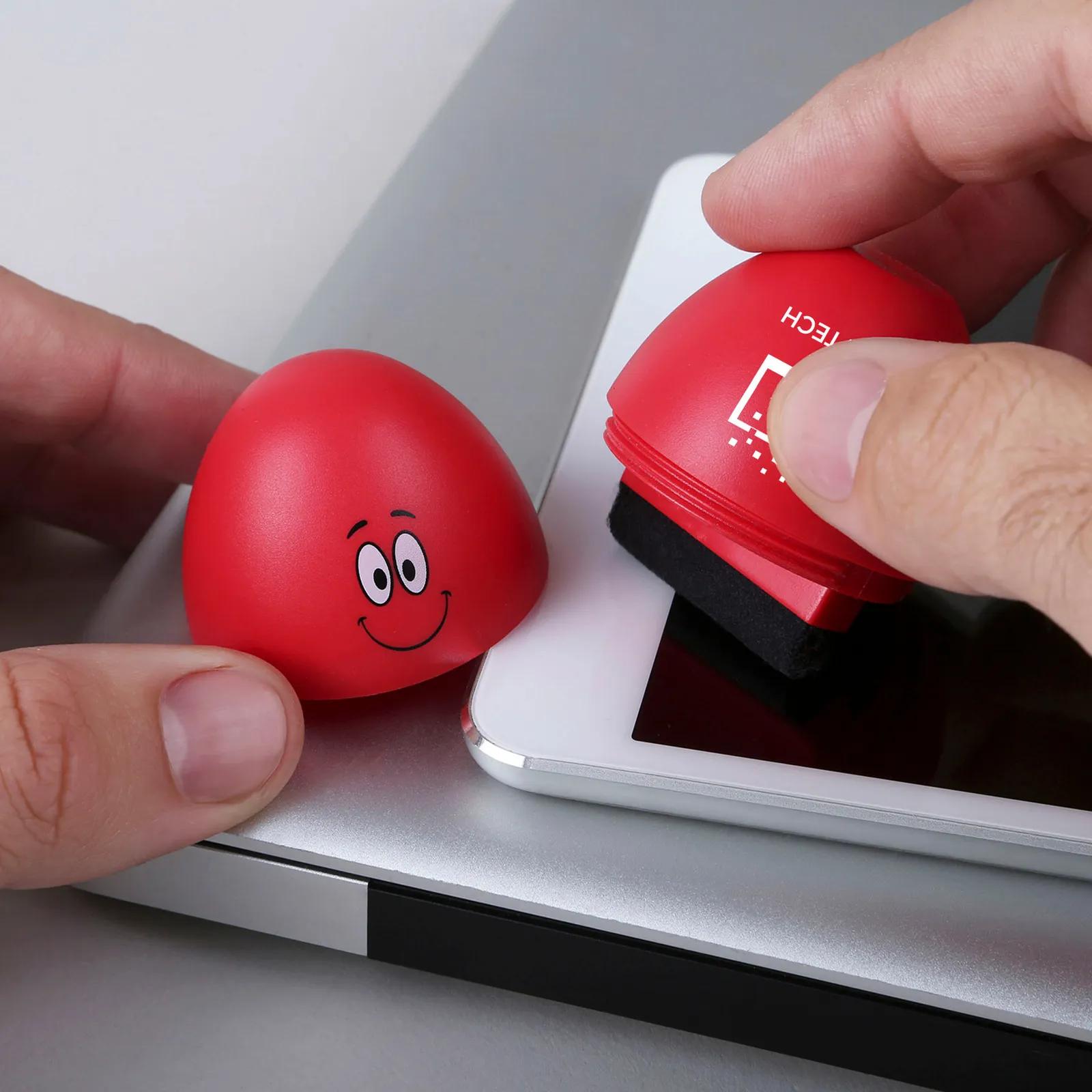 Screen Cleaner Spinner ABS Microfiber Smiley - product view 2