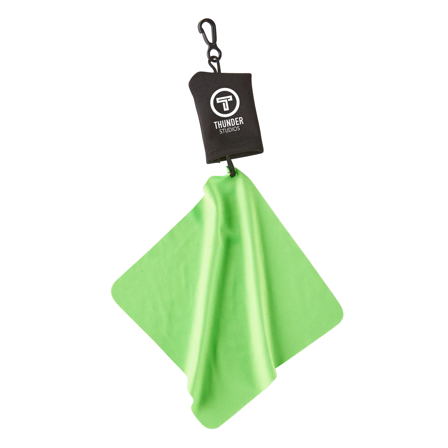 Microfiber Cleaning Cloth Carabiner Clip Pouch - product view 6