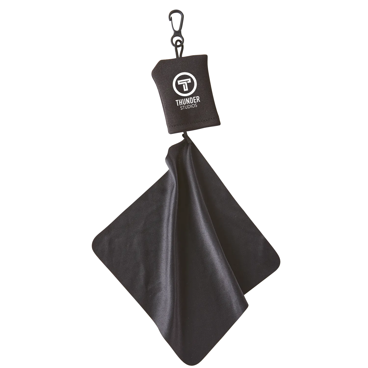 Microfiber Cleaning Cloth Carabiner Clip Pouch - product view 9