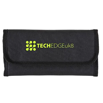 Tech Organizer RPET Roll-Up Mesh Pockets - 17 in - product view 2