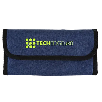 Tech Organizer RPET Roll-Up Mesh Pockets - 17 in - product view 3