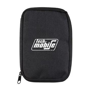 Tech Organizer Small Heathered Polyester Elastic - product view 3