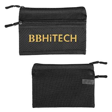 Tech Pouch RPET Mesh Dual Zipper - 8 in - product view 7