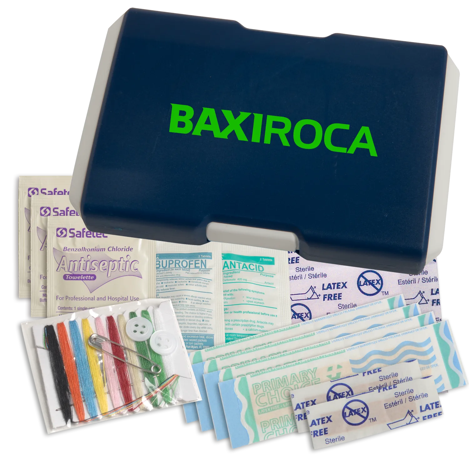 Travel First Aid Kit Buckle Style - 4.6 x 3 in - product view 2