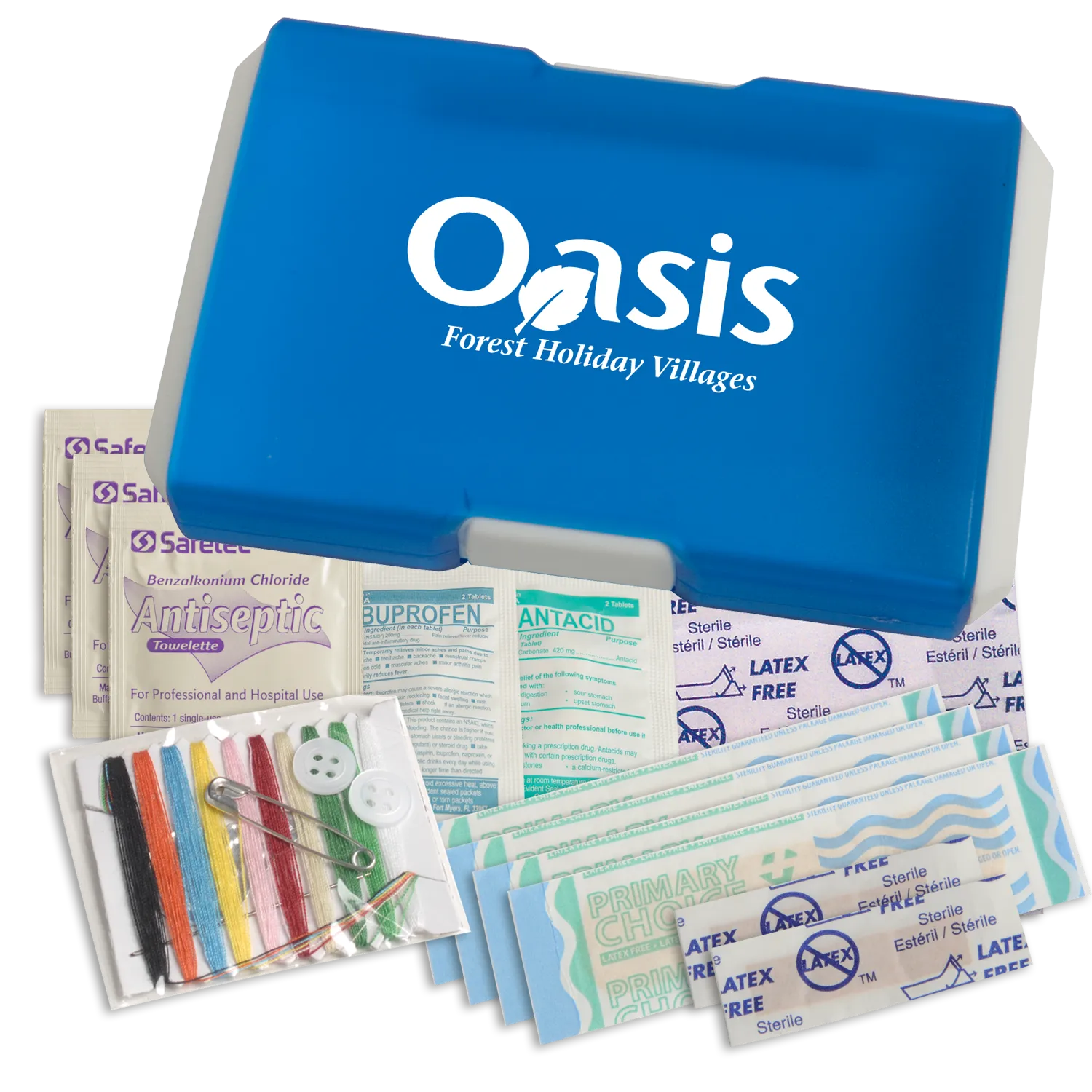 Travel First Aid Kit Buckle Style - 4.6 x 3 in - product view 5