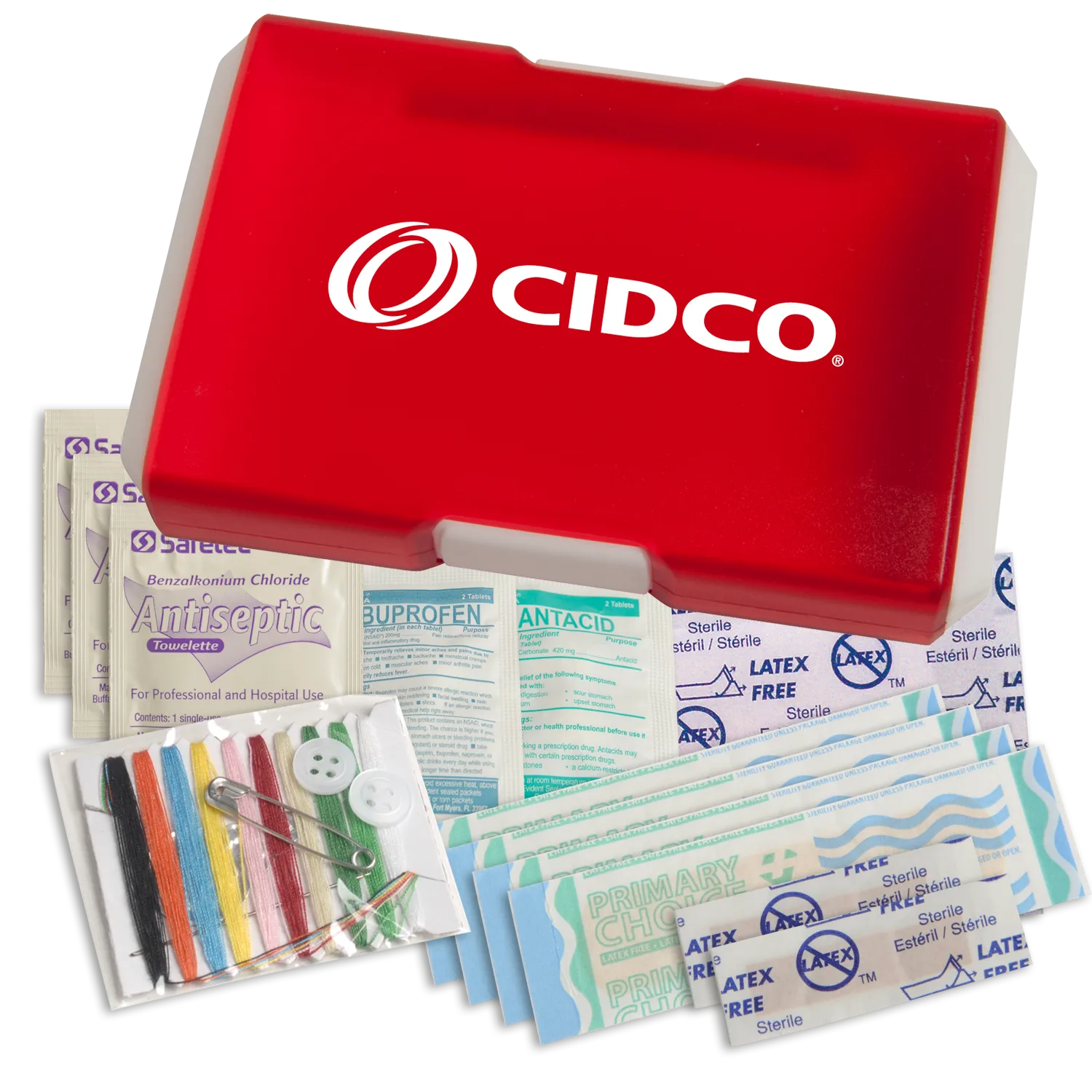 Travel First Aid Kit Buckle Style - 4.6 x 3 in - product view 8