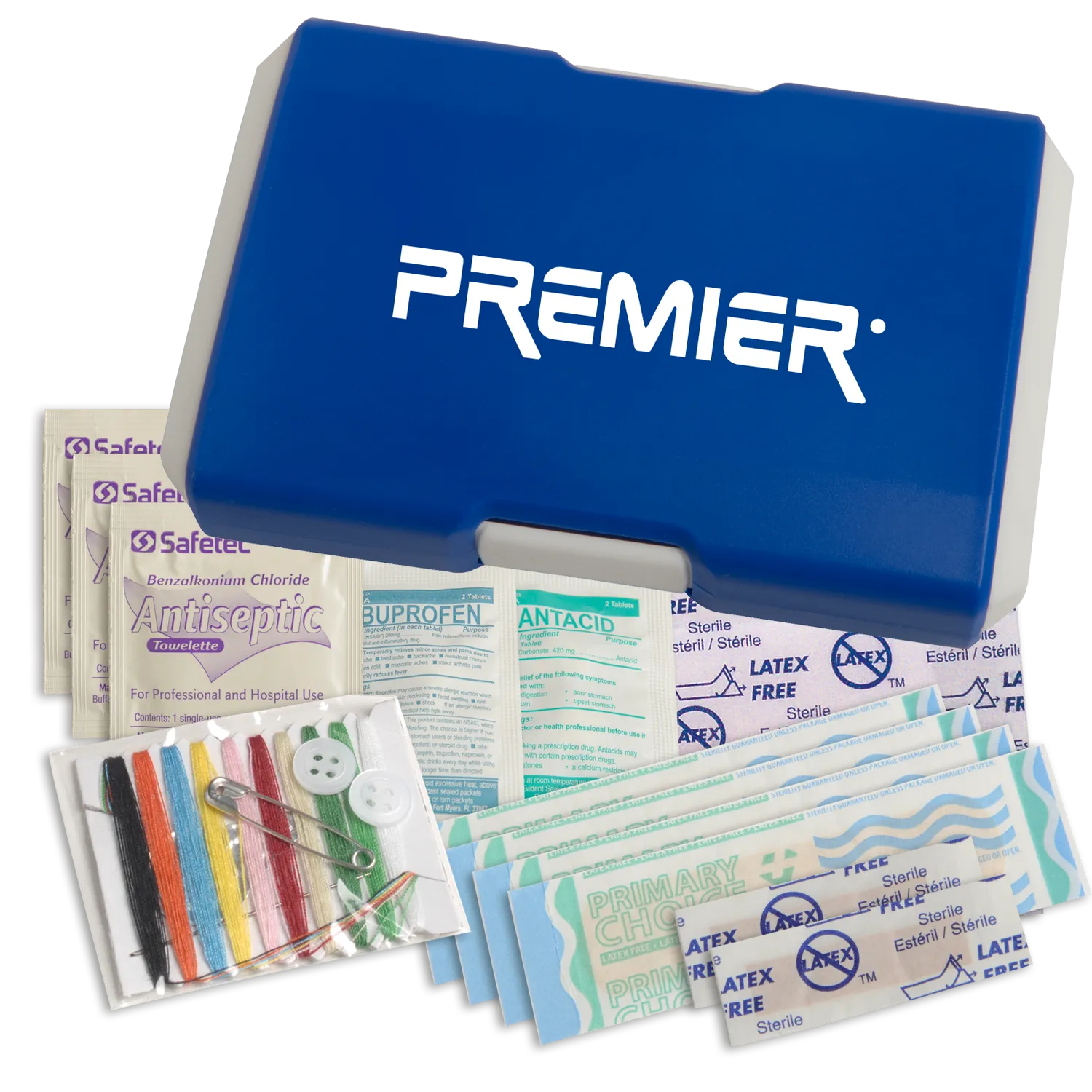 Travel First Aid Kit Buckle Style - 4.6 x 3 in - product view 10