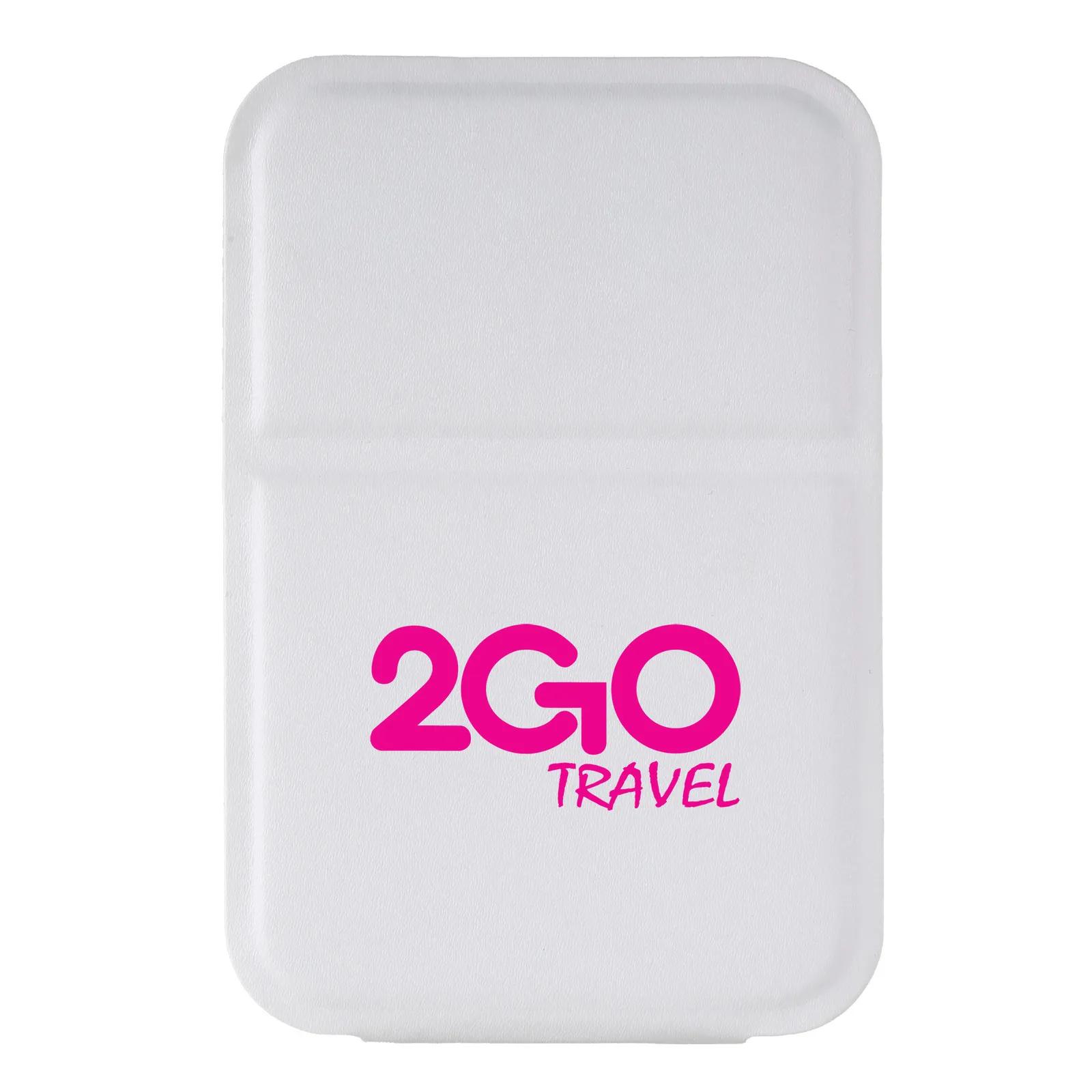 Folding Mirror Stand Adjustable Angle - 2.75 x 4.25 in - product view 6