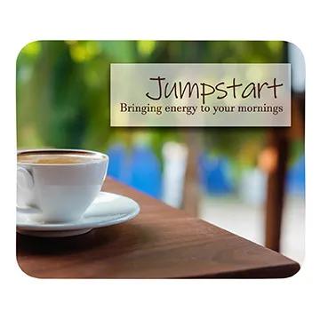 Mouse Pad Sublimated Rubber Backing - 8.75 x 7.5 in - product view 2