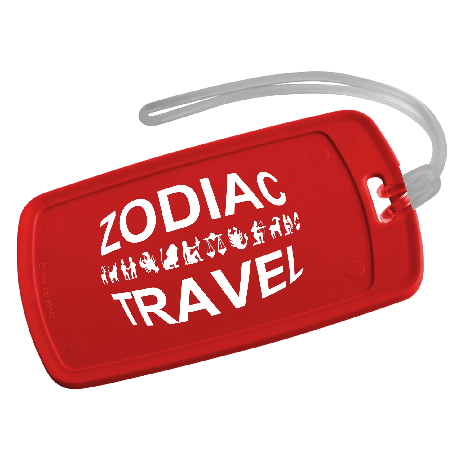 Luggage Tag Rectangular with Write-On Surface - 4.75 x 2.75 in - product view 3