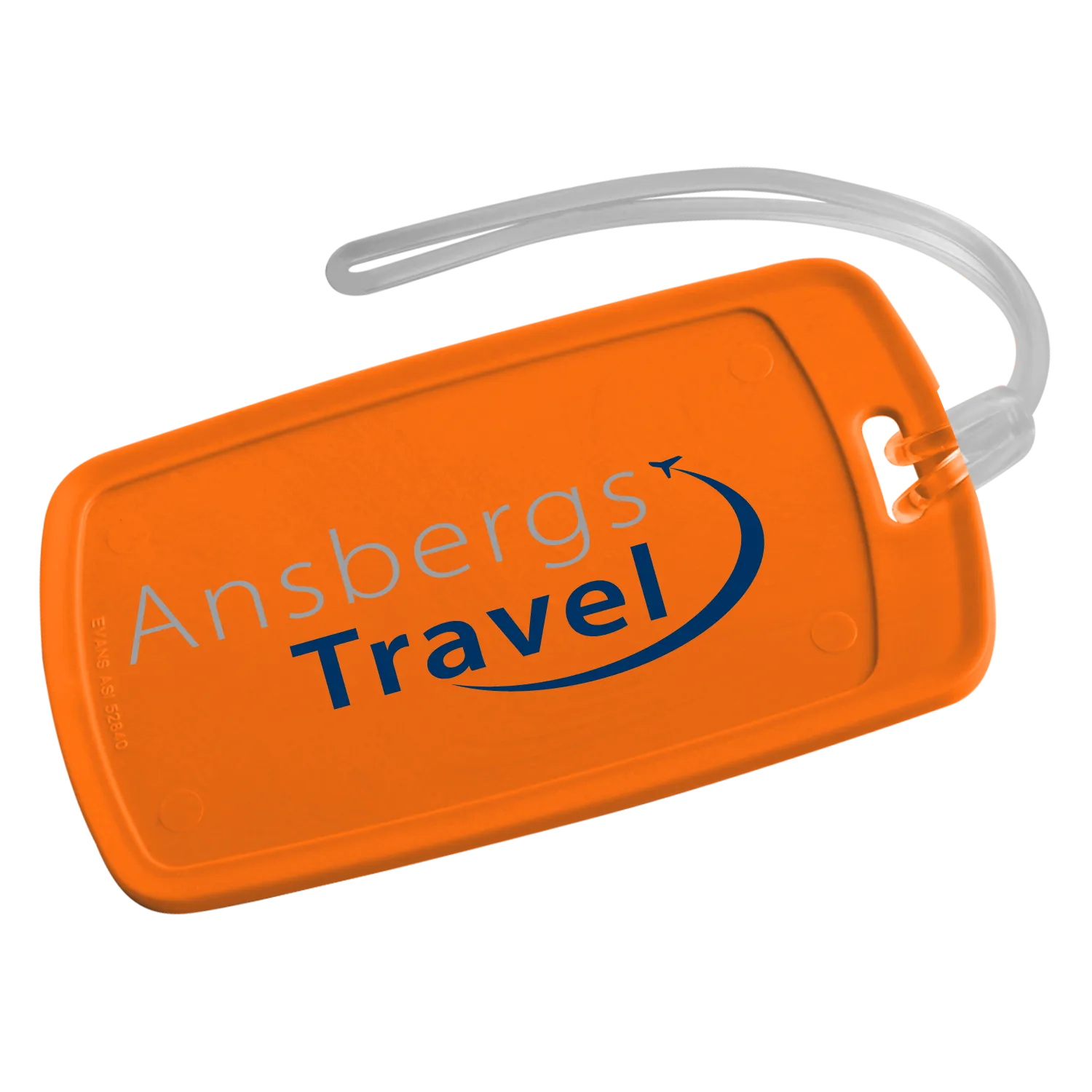 Luggage Tag Rectangular with Write-On Surface - 4.75 x 2.75 in - product view 4