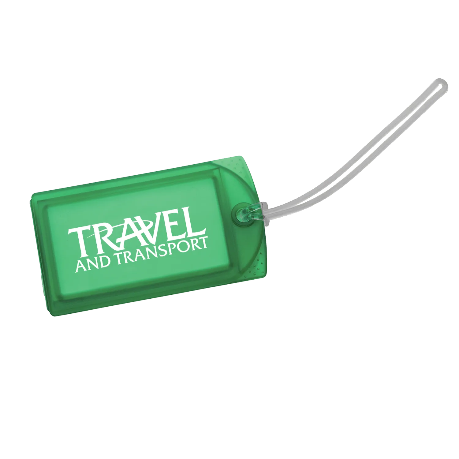 Luggage Tag with Business Card Holder - 4.38 x 2.38 in - product view 3