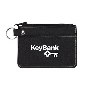 Card Wallet Heathered with Zippered Compartment - 4.88 x 3.63 in - product view 9