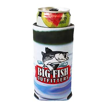 Custom Koozies Sublimated Fabric Slim Can - 12 oz - product view 3