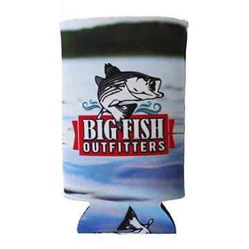 Custom Koozies Sublimated Fabric Slim Can - 12 oz - product view 4