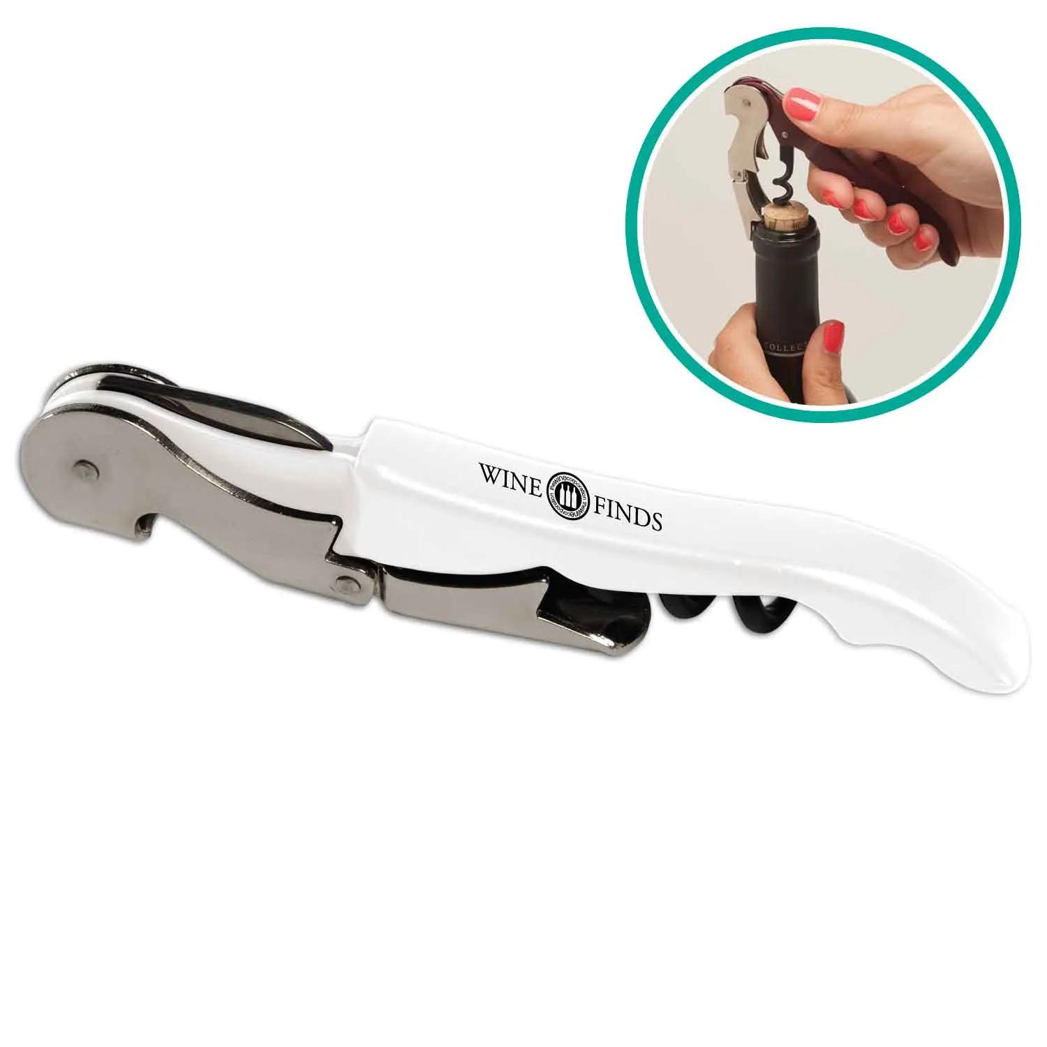 Wine Opener Waiter's Stainless Steel Double Hinge - product view 5