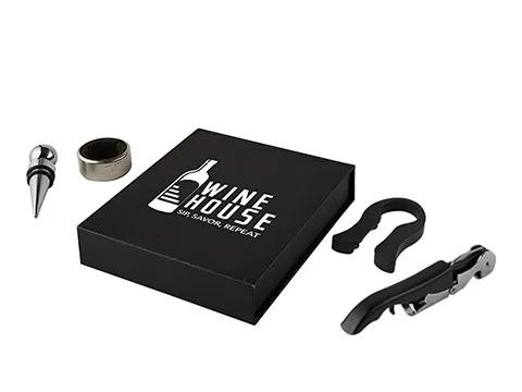 Wine Tool Set 4-Piece with Magnetic Gift Box