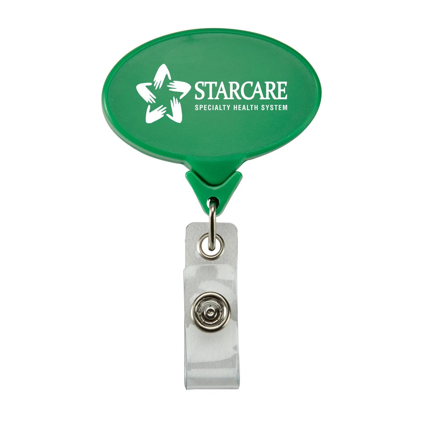 Badge Reel Oval with Alligator Clip Rotating - 30 in - product view 3