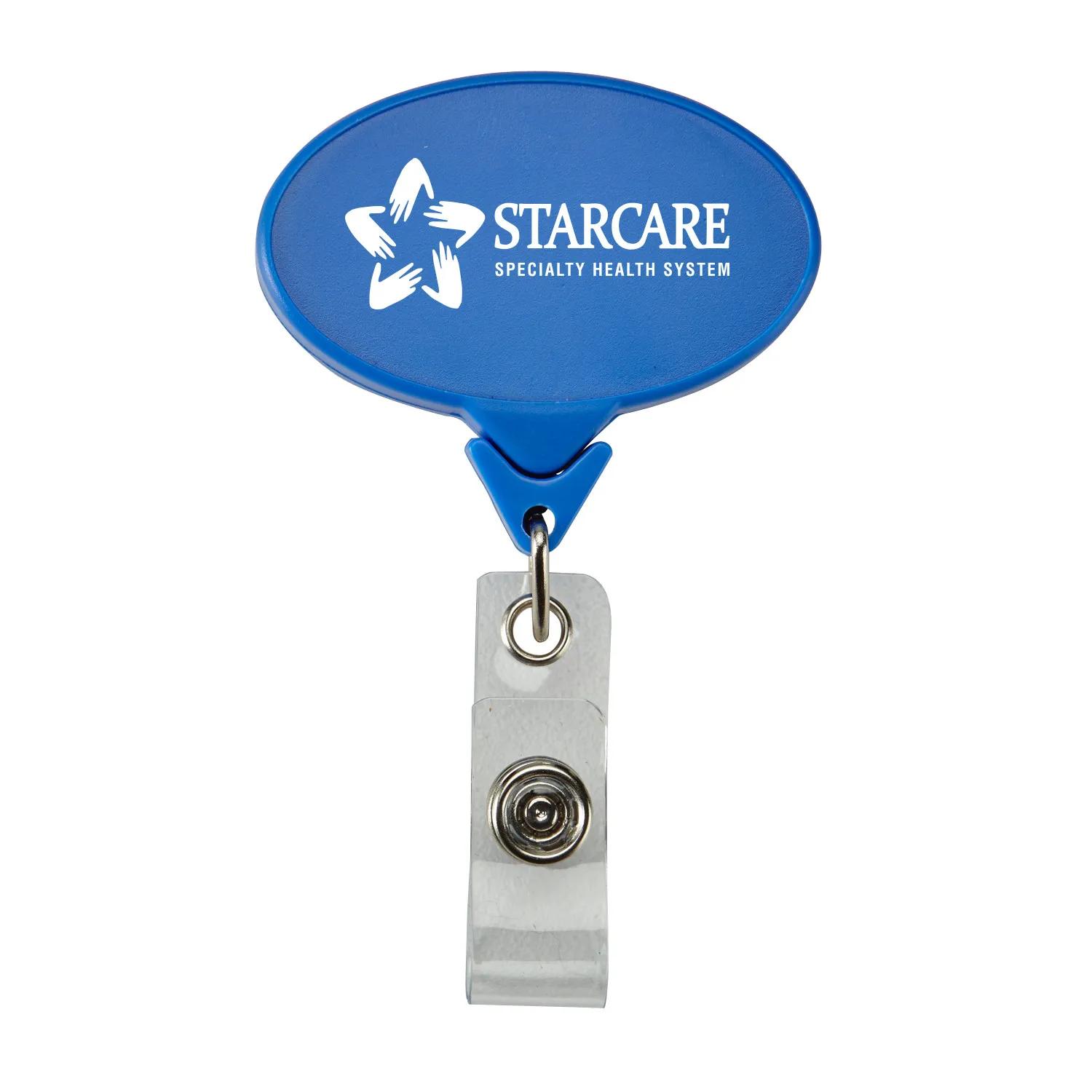 Badge Reel Oval with Alligator Clip Rotating - 30 in - product view 4