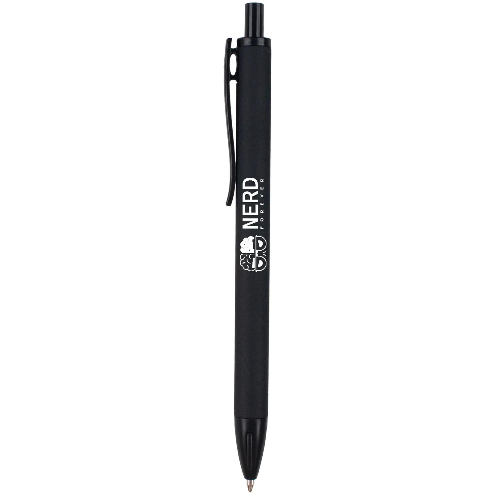 Pen Recycled Plastic Soft-Touch with Large Imprint Area - product view 3