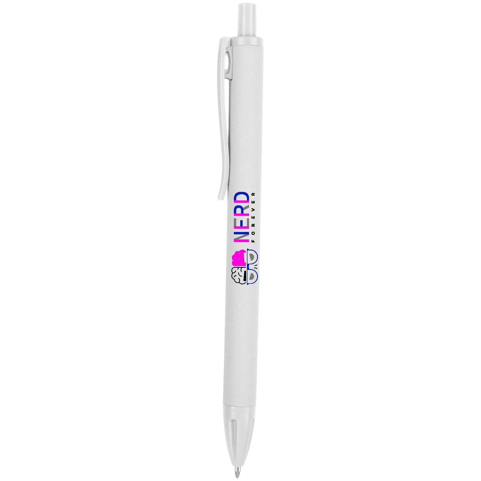Pen Recycled Plastic Soft-Touch with Large Imprint Area - product view 4