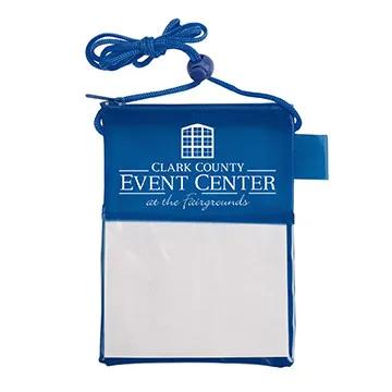 Badge Holder Tradeshow Multi-Pocket with Pen Loop - 6.5 in - product view 5