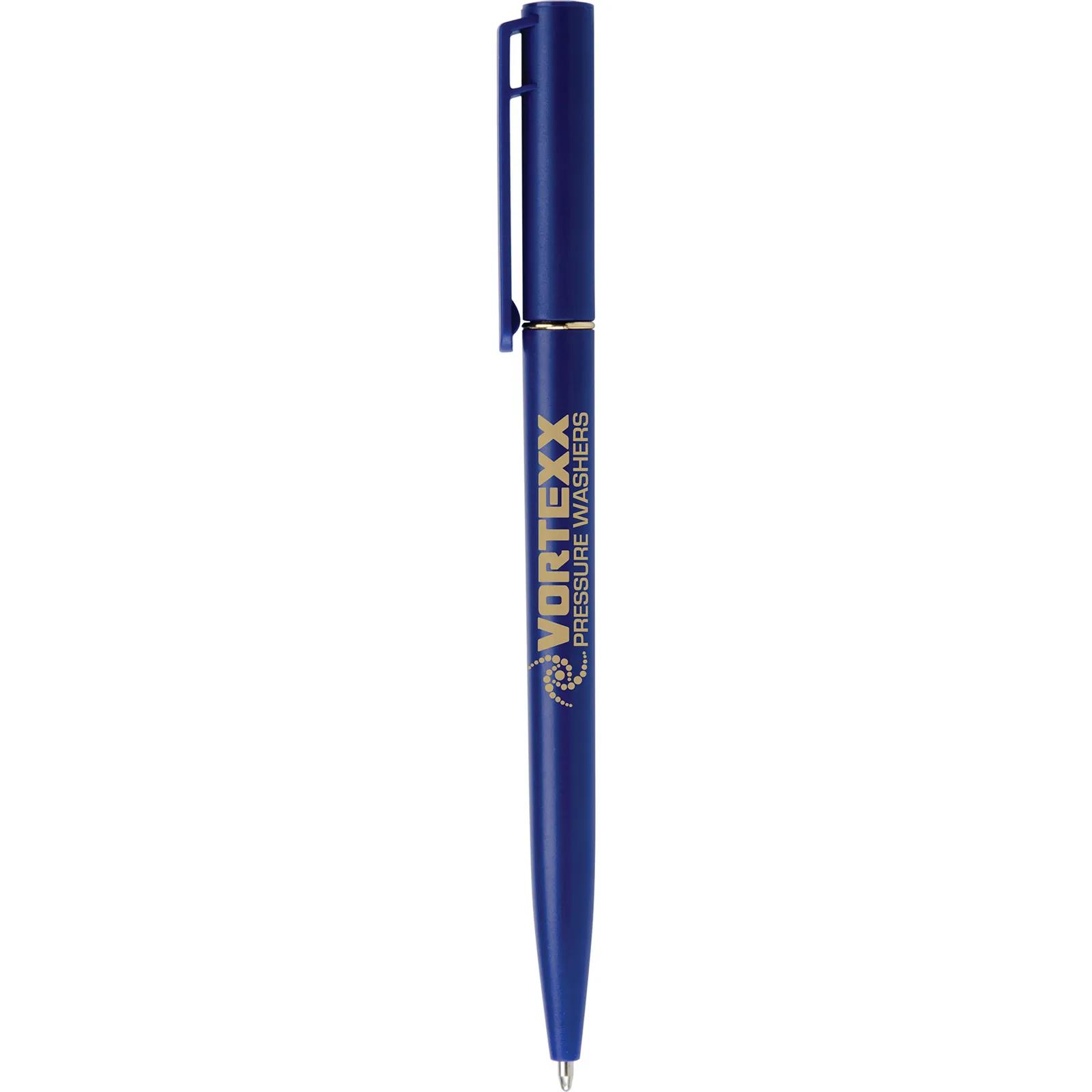 Pen Twist Action Plastic with Gold Accents - 5.25 in - product view 3