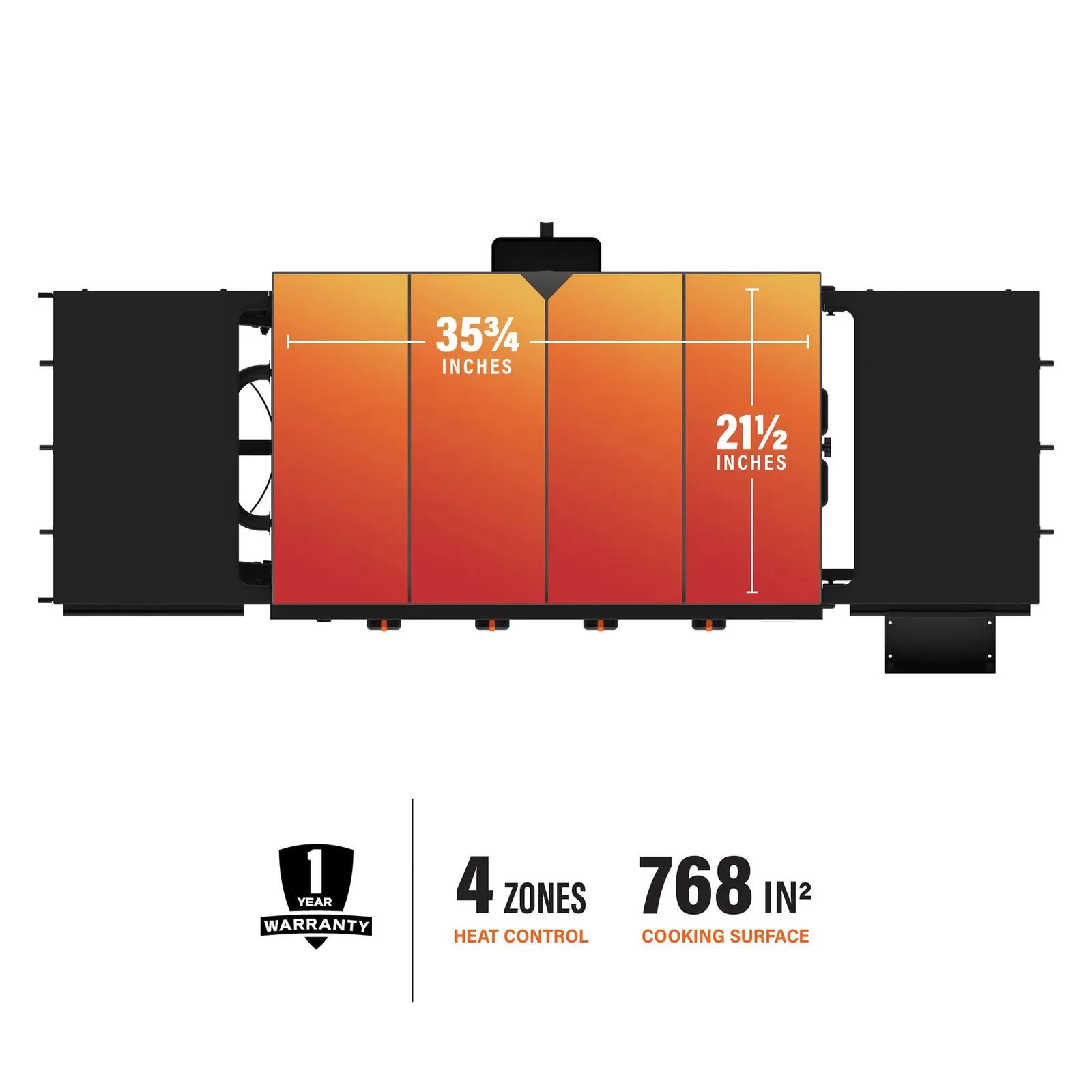 BLACKSTONE Original Omnivore Griddle Hard Cover - 36 in - product view 4