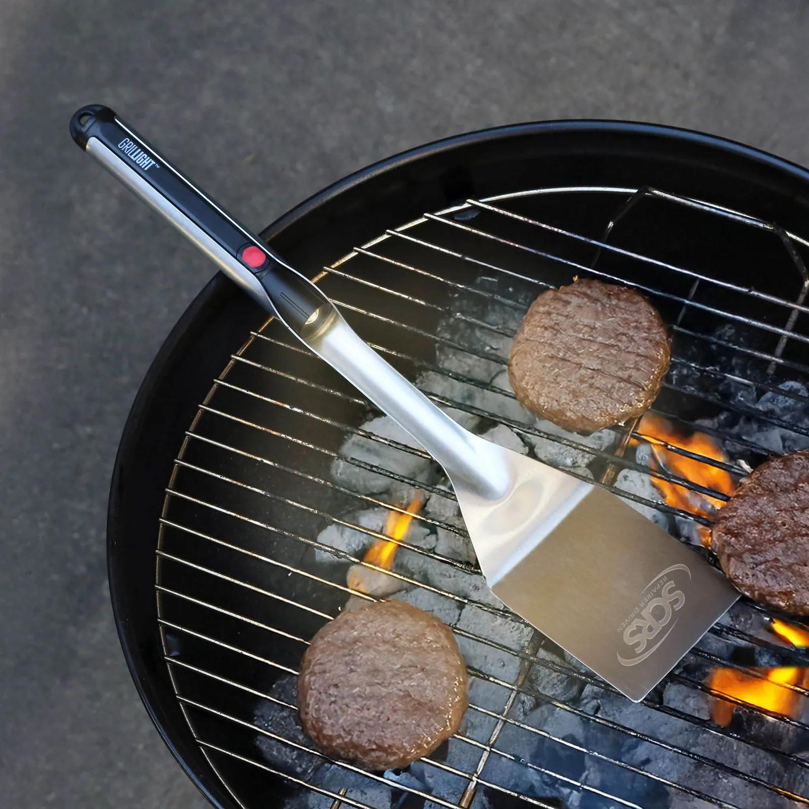 BBQ Spatula with LED Light Stainless Steel - 17.6 in