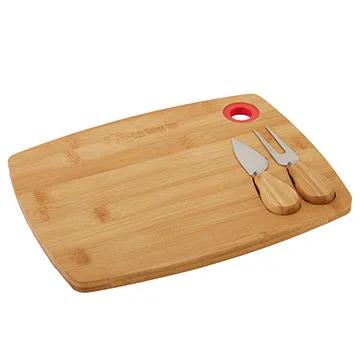 Bamboo Cheese Board Set with Magnetic Tools - 3 Piece - product view 4