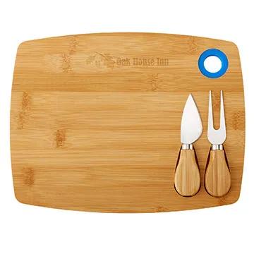 Bamboo Cheese Board Set with Magnetic Tools - 3 Piece - product view 8