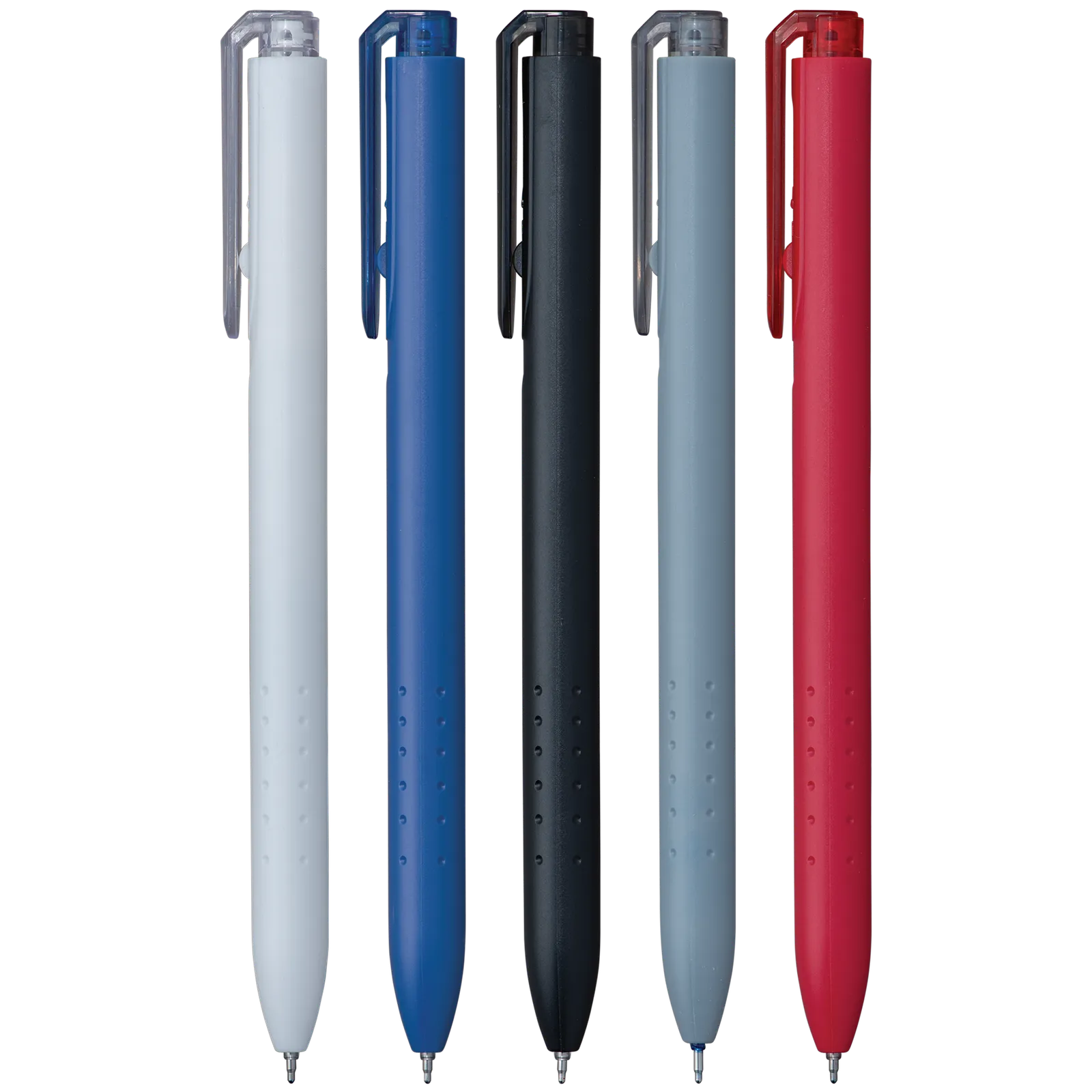 Gel Pen Blue Ink Translucent Top Etched Grip - 5.7 in - blank view 9