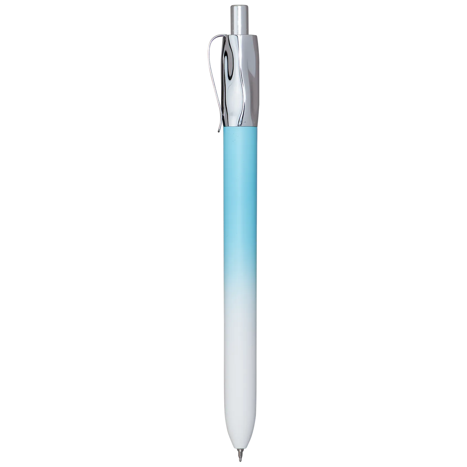 Gel Pen Chrome Ombre Barrel Metal Clip - 5.7 in - blank view 7