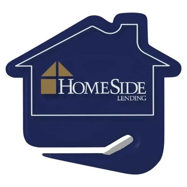 House-Shaped Letter Opener with Steel Blade - 2.8 x 2.7 in - product view 2