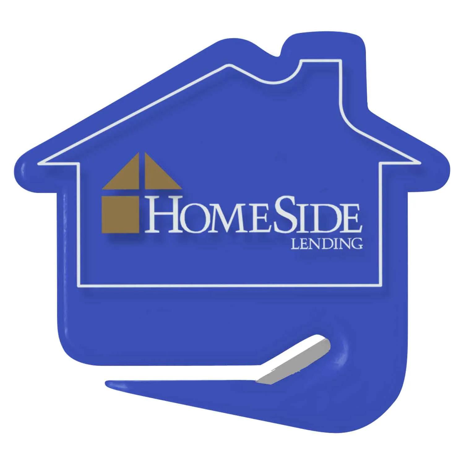 House-Shaped Letter Opener with Steel Blade - 2.8 x 2.7 in - product view 3