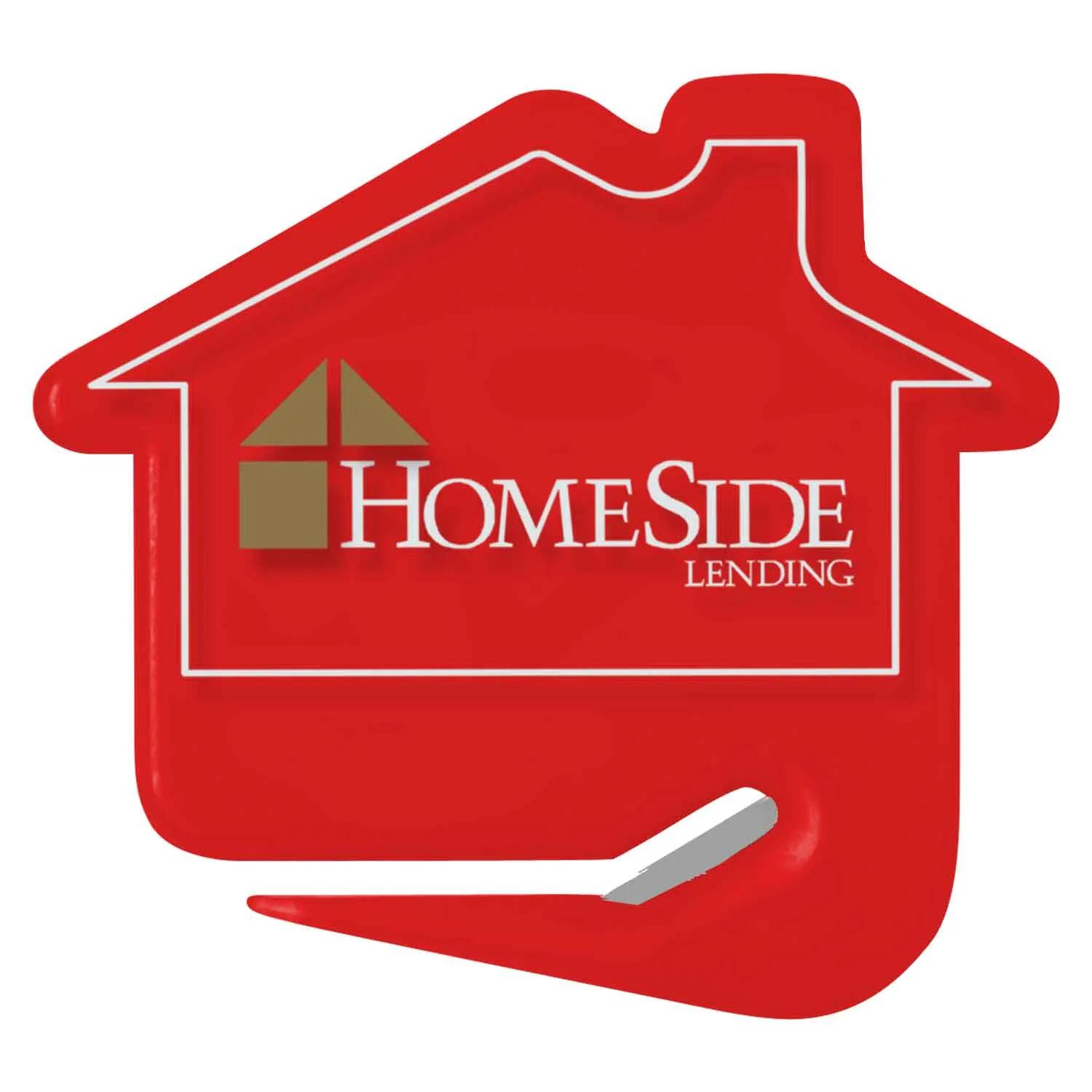 House-Shaped Letter Opener with Steel Blade - 2.8 x 2.7 in - product view 5