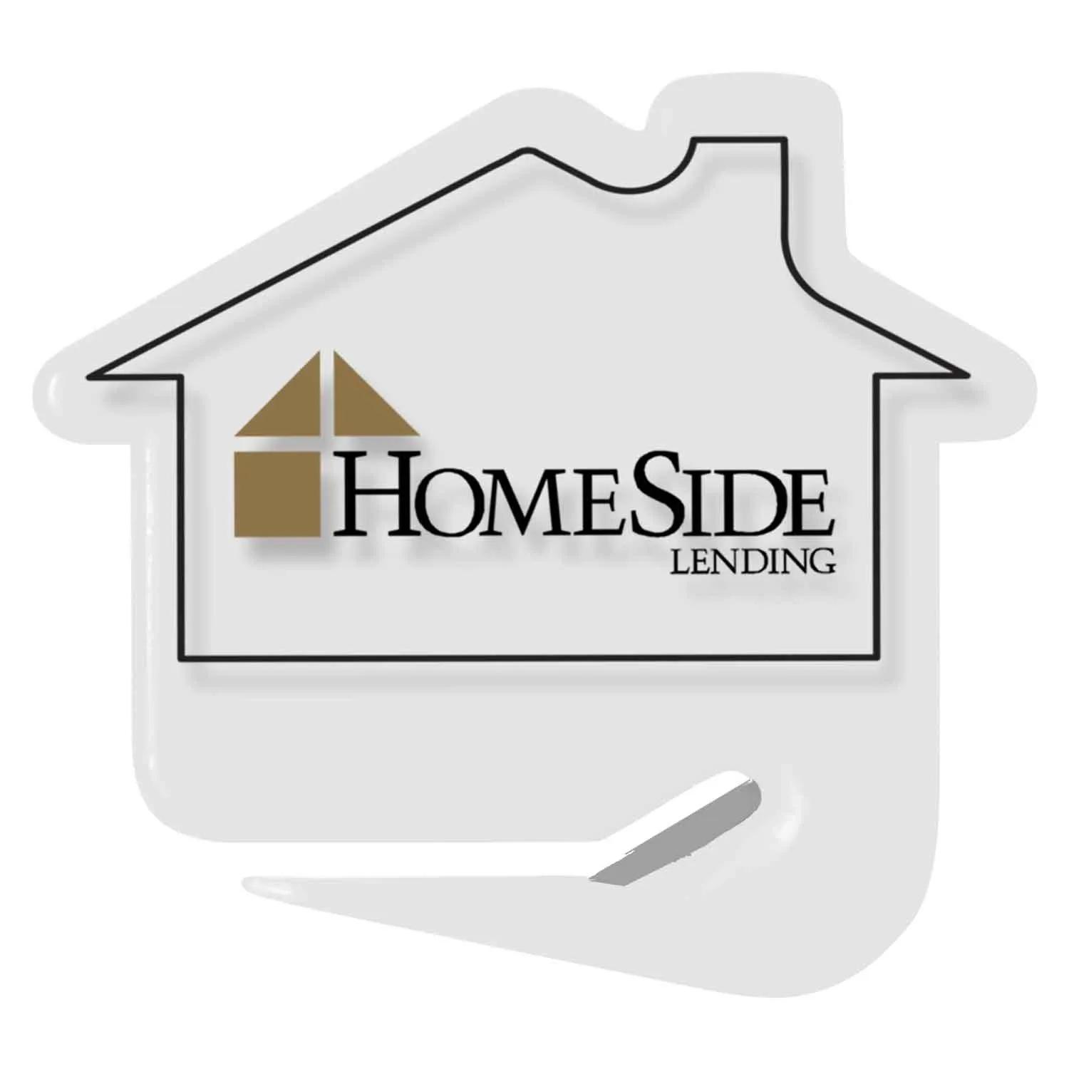 House-Shaped Letter Opener with Steel Blade - 2.8 x 2.7 in - product view 10