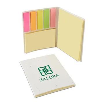 Plantable Seed Card Sticky Notepad with Corn Poppy Seeds - product view 2
