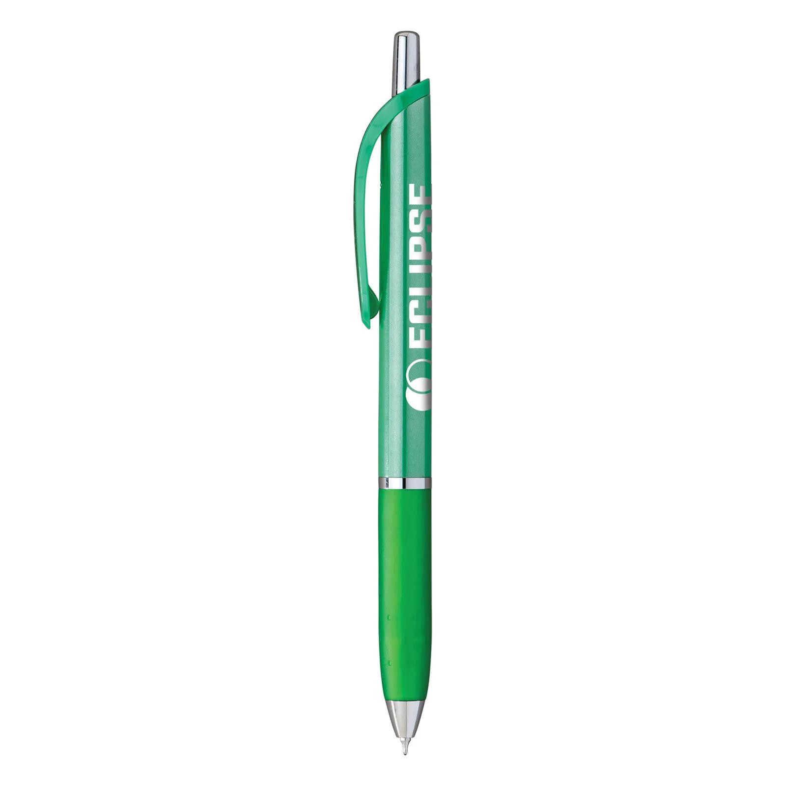 Barista Gel Pen with Jumbo Grip and Chrome Accents - product view 6