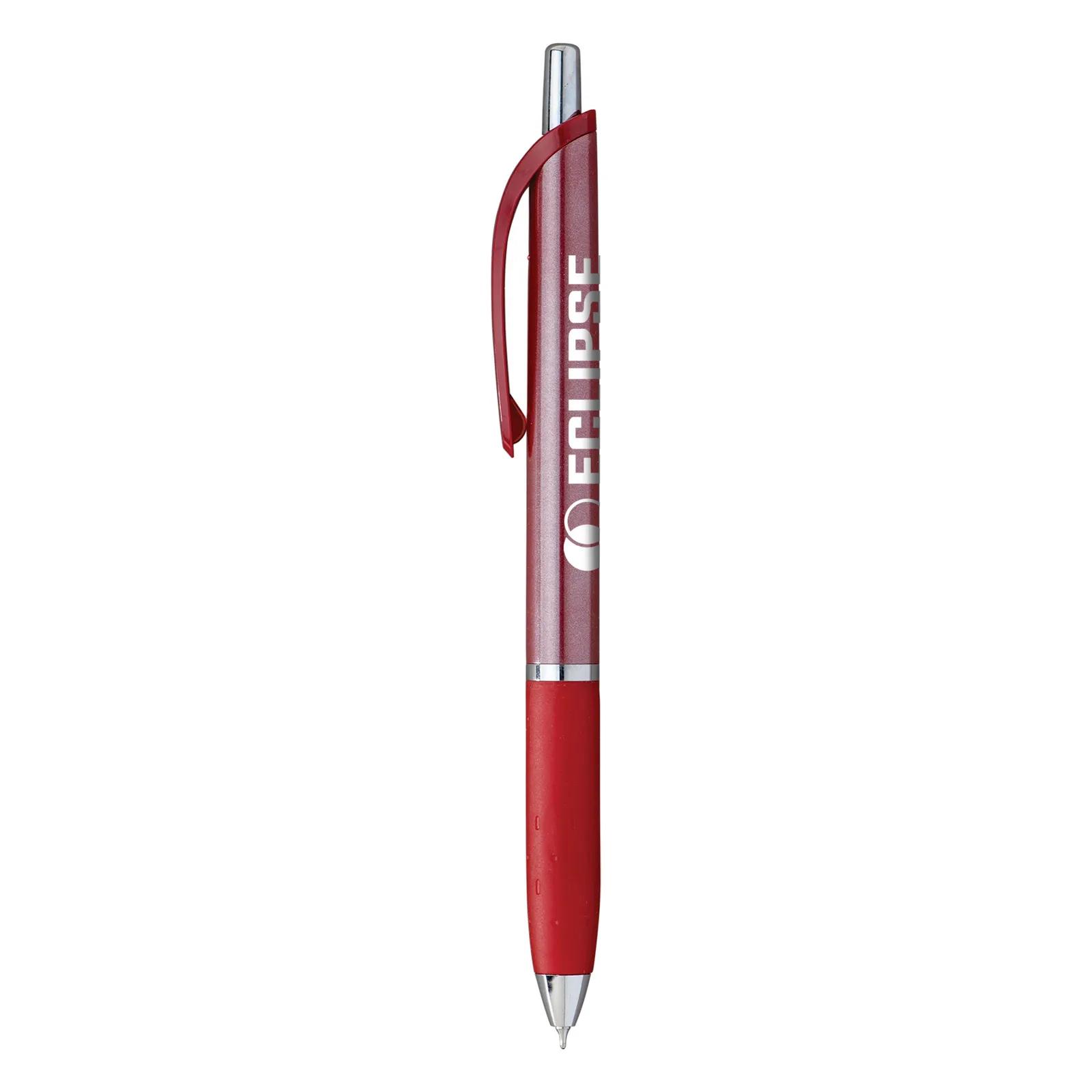 Barista Gel Pen with Jumbo Grip and Chrome Accents - product view 7