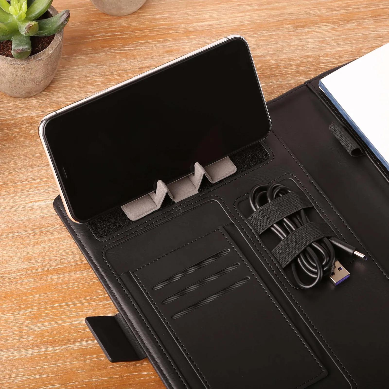 Portfolio with Wireless Charging and Phone Stand - product view 5