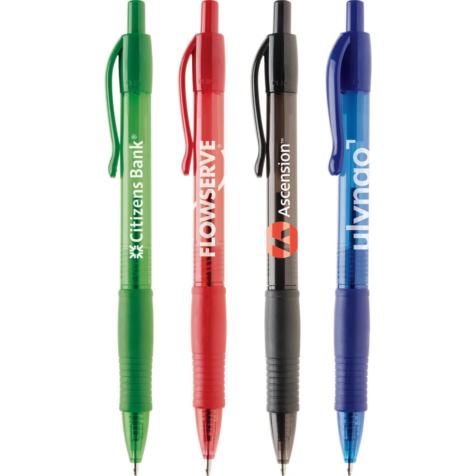 Pen with Translucent Barrel and Comfort Grip